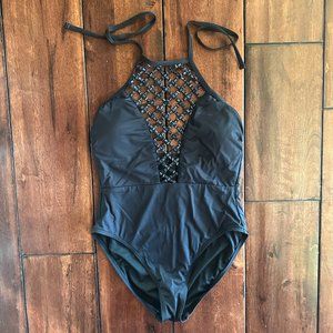 Kenneth Cole Deep V Swim Suit